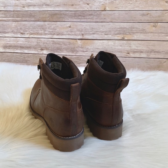 Timberland Brown Leather Ellendale Hiking Boots - Picture 2 of 7